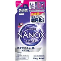 Жидкое средство для стирки Super Nanox против неприятного запаха (концентрированное) Lion, 400 г /350 г, Япония