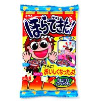 Мягкая карамель "Сделай сам" конфеты на палочке со вкусом шоколада и банана Coris, Япония, 36г