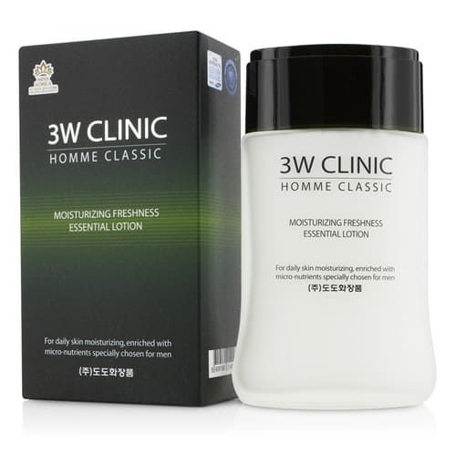 Увлажняющий лосьон для мужчин 3W Clinic Classic Moisturizing Freshness Essential Lotion, 150 мл