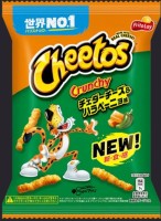 Чипсы Читос Cheetos Crunchy со вкусом сыра Чеддер и халапеньо, 75г, Япония