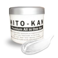 Гель для лица HITO-KAN Premium All in One Gel со стволовыми клетками, плацентой, гиалуроновой кислотой, ретинолом, коллагеном, лецитином, токоферолом, золотом, серебром, 270 г