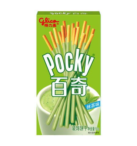 Палочки Pocky со вкусом матча-латте, 50г, Китай