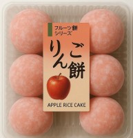 Японские Моти Дайфуку с красным яблоком Фуджи Kubota Seika 6шт 160г Япония