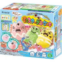 Японский набор для детей "Сделай сам" Пирожное с форме веселых монстров с наклейками Popin' Cookin', Япония