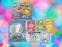 Японский набор для детей "Сделай сам" Пирожное с форме веселых монстров с наклейками Popin' Cookin', Япония