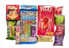 Новогодний сладкий подарок в японском стиле - Pocky, моти, мармеладные бобы, ириски, "Гром", леденцы