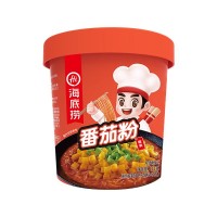 Фунчоза Хайдилао "Томатный суп" с зеленым луком, морковью и овощами, пряно-острая (рисовая стеклянная лапша), Haidilao, 122 г, Китай