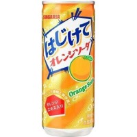 Лимонад со вкусом апельсина (апельсиновая сода), SANGARIA Orange Soda, Япония, 250 г