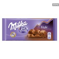 Шоколад Milka Тройной Шоколад, 90г