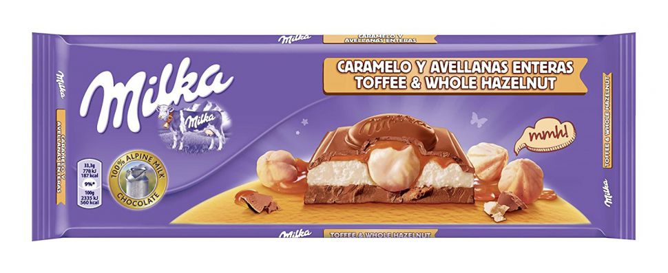 Шоколад Milka с цельным лесным орехом, Чехия, 300г