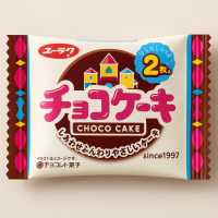 Бисквитное пирожное в шоколадной глазури "Шоколадный торт", 2 шт., Япония, 35г