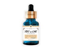 Маска для лица тканевая 2в1 с экстрактом Центеллы Азиатской и Морскими водорослями, YURICOS Корея