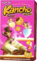 Печенье с шоколадной начинкой Lotte Kancho, 42г