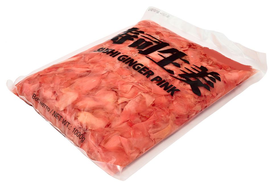 Имбирь маринованный, розовый, 1кг