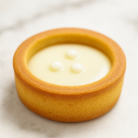 Мини-тарты SIMLEZ с белым шоколадом и хрустящими шариками, со вкусом йогурта, 80г