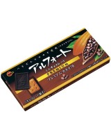 Темный шоколад Альфорт с печеньем внутри, New Alfort, 52г, Япония