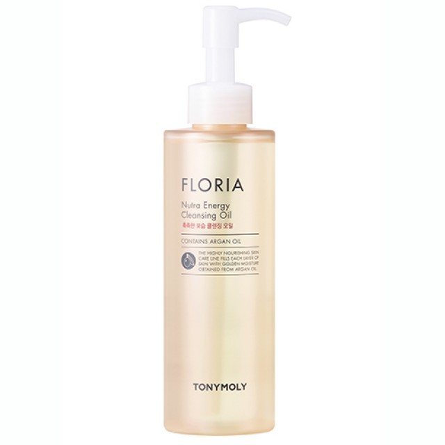 Гидрофильное масло Tony Moly для снятия макияжа Floria Nutra Energy Cleansing Oil, 190 мл, Корея