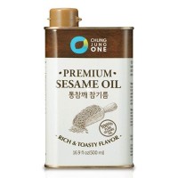 Кунжутное масло нерафинированное 500 мл Даесанг O'food Premium sesame oil, Т.М. DAESANG ж/б КОРЕЯ