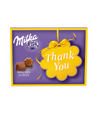 Шоколадные конфеты c пралине Milka Thank you, 120г