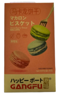 Печенье Макарон GANG-FU с клубничным вкусом, 50г