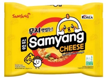 Лапша быстрого приготовления со вкусом сыра Cheese Samyang,120 г