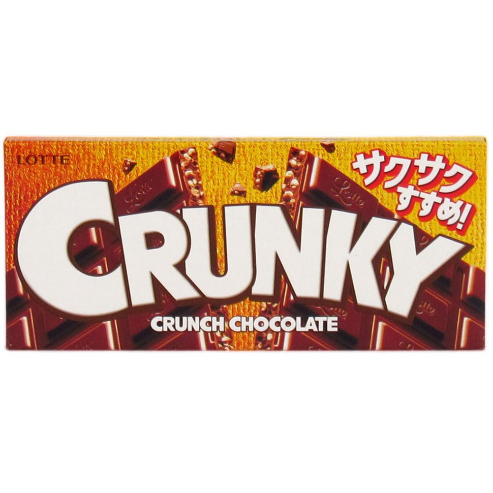 Шоколад молочный японский хрустящий "Кранки"