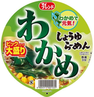 Лапша-суп &quot;Вакаме рамен&quot; с водорослями и кукурузой на мясном бульоне Daikoku Foods, Япония, 100г