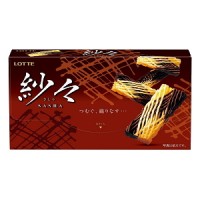 Шоколад Lotte Sasha с белым и молочным шоколадом, Япония, 69г