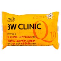 Мыло кусковое с коэнзимом Q10/со злаками Grain Soap 3W CLINIC , 150 гр