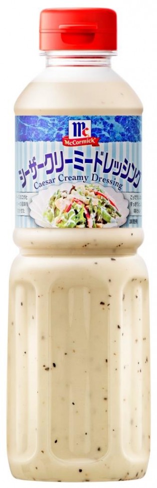 Сливочный соус дрессинг "Цезарь" для салатов Youki Food, 480 мл, Япония