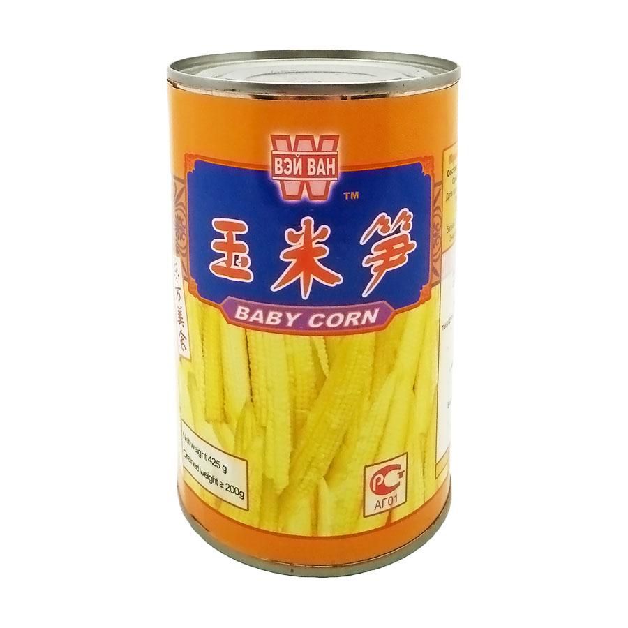 Молодая кукуруза, консервированная, 425г