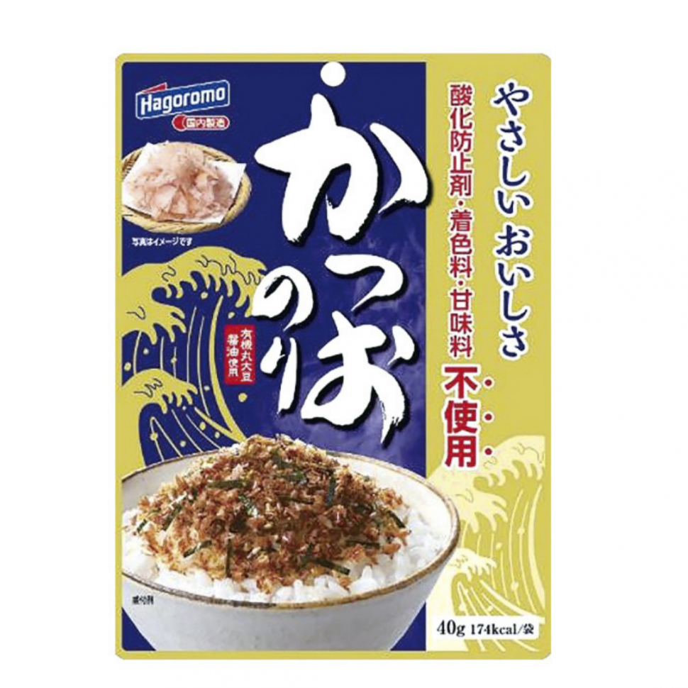 Приправа к рису Фурикакэ с тунцом Бонито, водорослями нори и кунжутом Hagoromo, 40г Япония