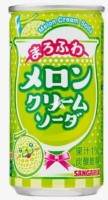 Лимонад крем-сода со вкусом дыни, Sangaria, 190мл, Япония