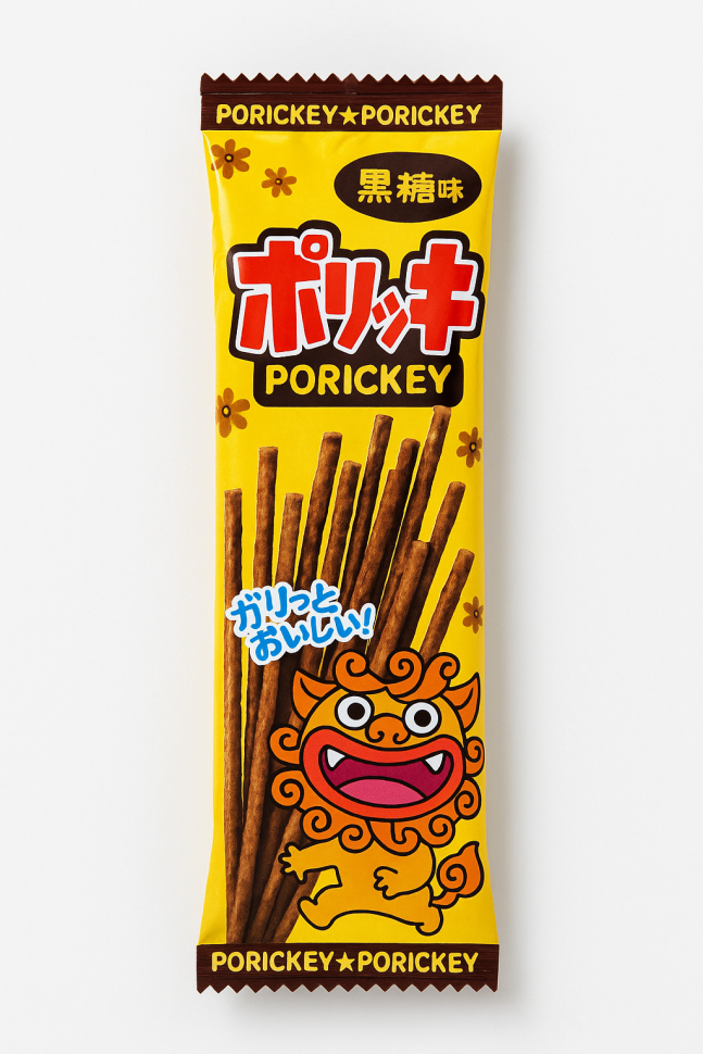 Porickey - пшеничная соломка со вкусом коричневого сахара  