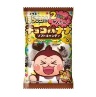 Мягкая карамель &quot;Сделай сам&quot; конфеты на палочке со вкусом шоколада и банана Coris, Япония, 36г