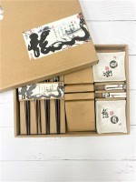 Набор керамической посуды для суши и роллов, 3 дизайна