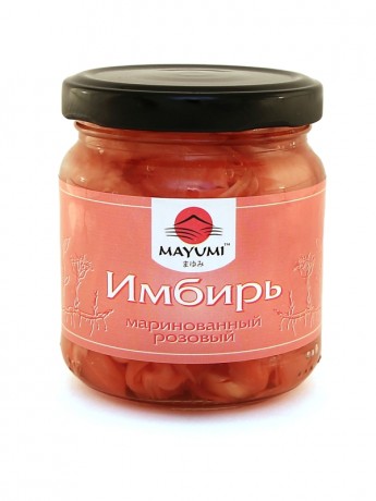 Имбирь маринованный МАЮМИ, розовый, 190г