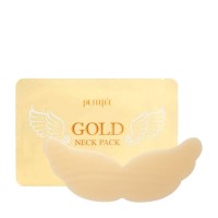 Гидрогелевая маска для области шеи Petitfee Gold Neck Pack, 10г, Корея