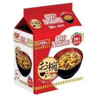 Лапша быстрого приготовления Nissin с креветками 34г х 3шт Япония