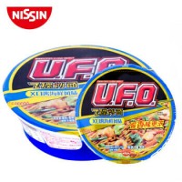 Лапша б\п Nissin UFO Якисоба с морепродуктами в соусе XO (иксо) "НЛО" 116г, Китай