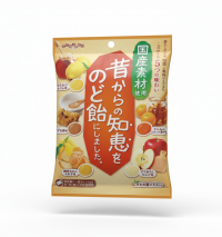 Леденцы Сенжаку по старинным японским рецептам - с медом, имбирем, тертым яблоком, юдзу и лимоном (5 вкусов) от кашля Senjaku, 92г., Япония