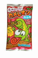 Леденцы Хамелеон со вкусом виноградной шипучки, меняющие цвет языка, 14г, Япония