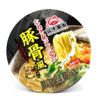 Лапша бп Ямамото с овощами и мясным бульоном Тонкацу, 77 г, Япония