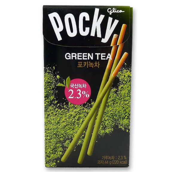 Палочки Pocky Green Tea с зеленым чаем матча, 44г, Корея
