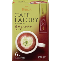 Японское высококачественное какао с фисташкой BLENDY CAFE LATORY в стиках, 6 х 9.7г