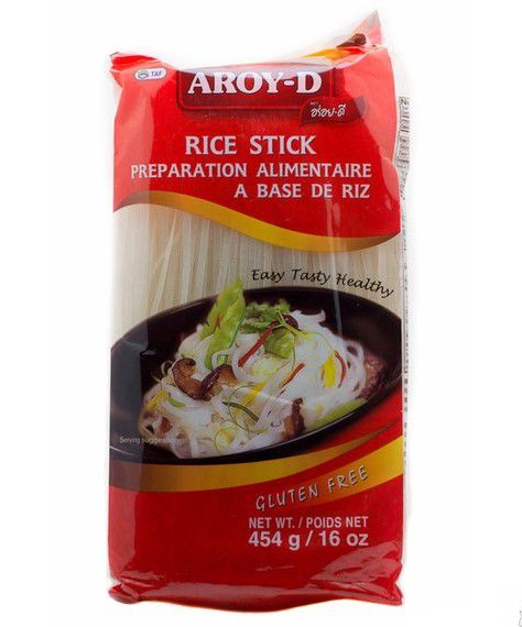 Рисовая лапша AROY-D, 5мм, 454г
