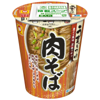 Рамен Соба со свининой Тонкацу, соевым соусом Гатцури и насыщенным вкусом Умами Maruchan Toyo Suisan (гречневая лапша), 72 г, Япония