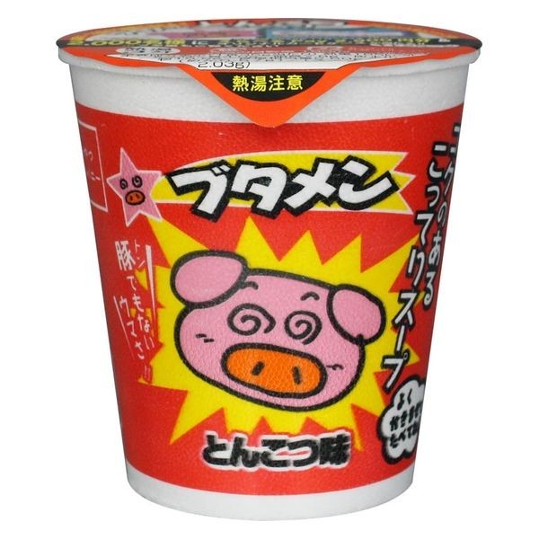 Рамен Тонкоцу Бутамен Ояцу на мясном бульоне с овощами Butamen Tonkotsu Oyatsu, 35 г, Япония