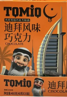 Дубайский шоколад TOMIO с фисташковой начинкой, 40г