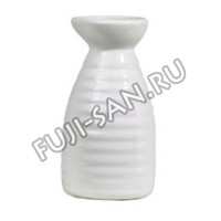 Бутылочка для саке (сакешница), белая, классическая, 150мл